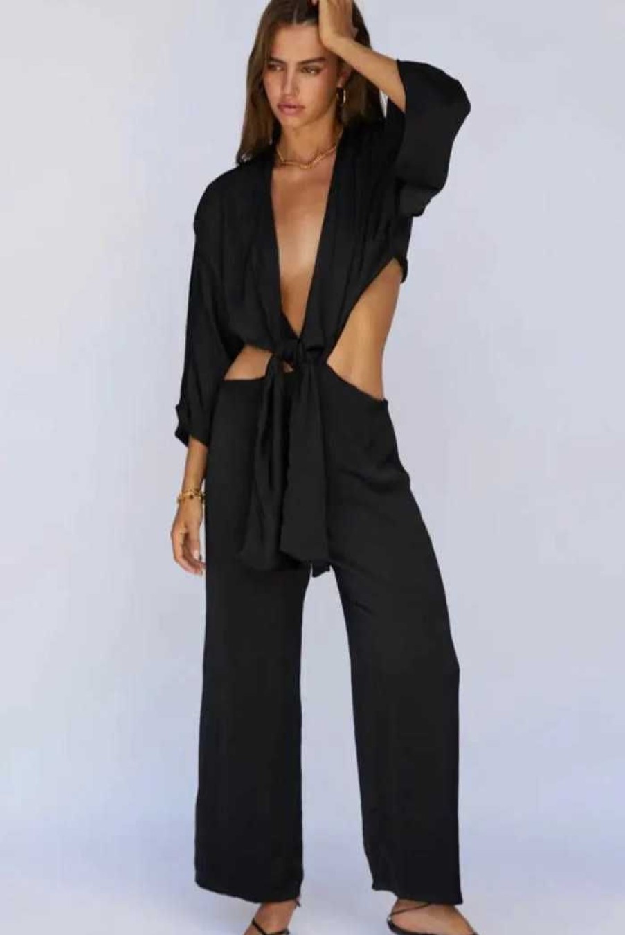 Clothing SNDYS | Jupiter Jumpsuit Black