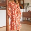 Clothing STYLE STATE Day Dresses | Olivia Dress | Floral Orange