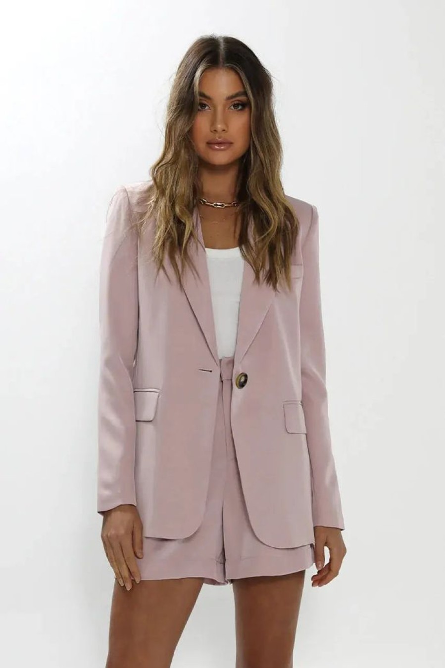 Clothing MADISON THE LABEL Other | Giselle Blazer Primrose