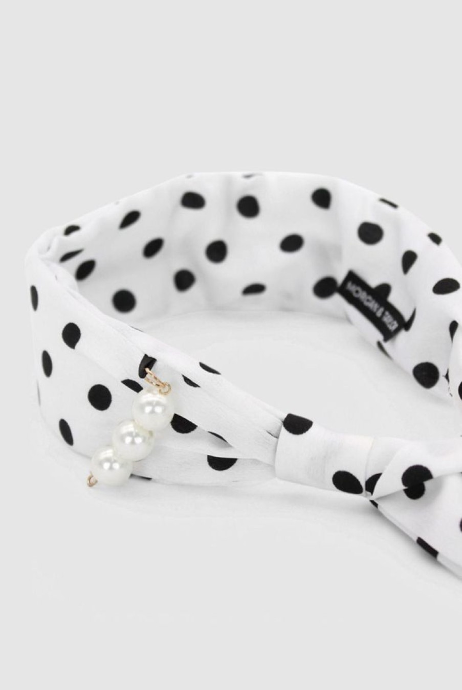 Accessories MORGAN & TAYLOR | Fiorella Headband | White & Black White/Black