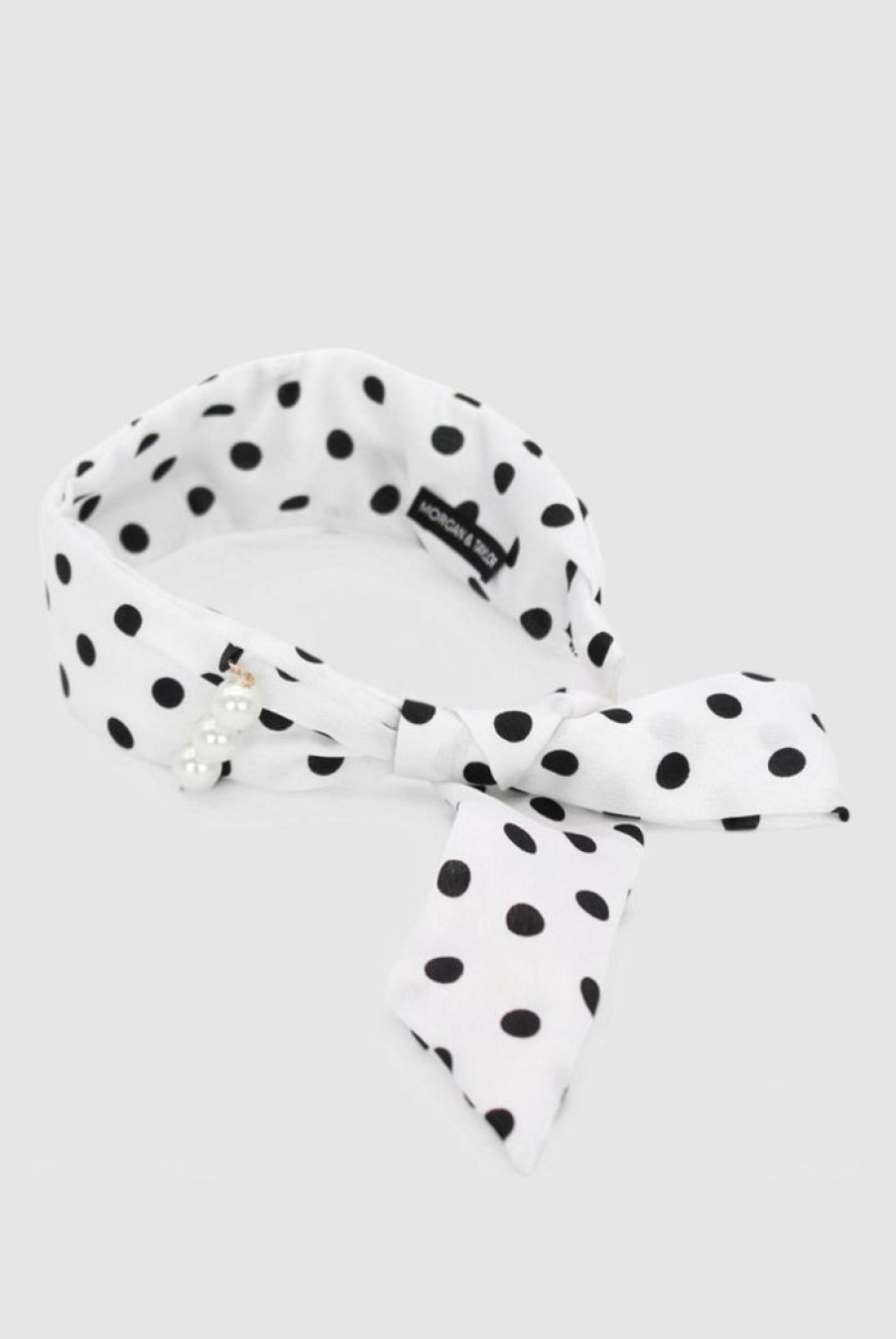 Accessories MORGAN & TAYLOR | Fiorella Headband | White & Black White/Black