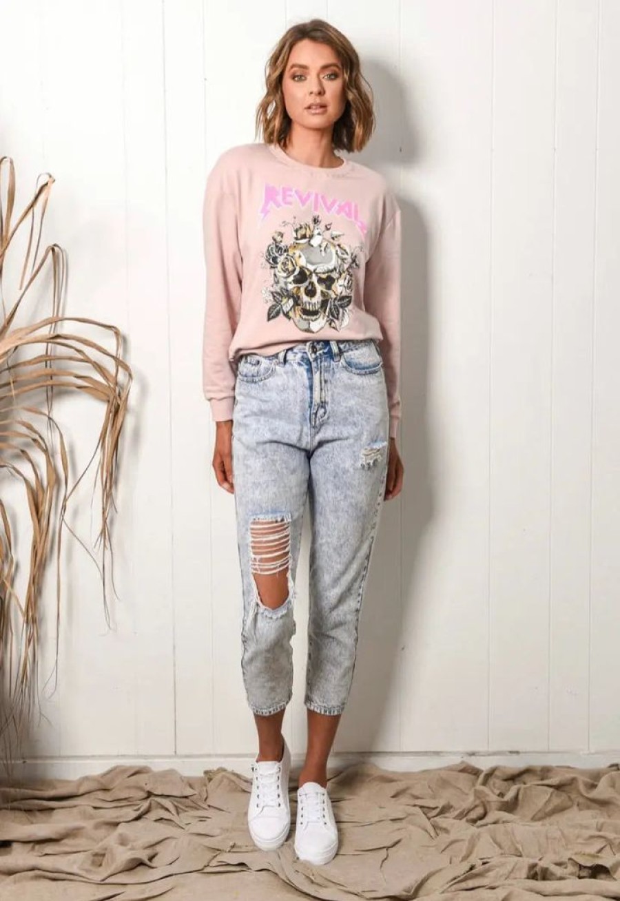 Clothing PAPER HEART Other | Revival Sweater Pink