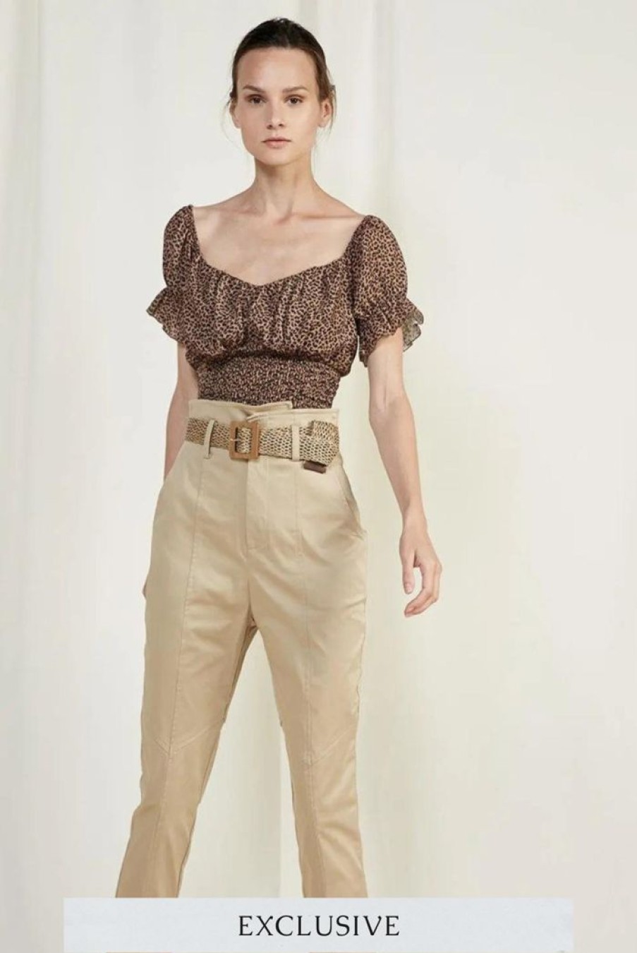 Clothing BSB Other | Athens Voice -Trousers With Belt | Beige