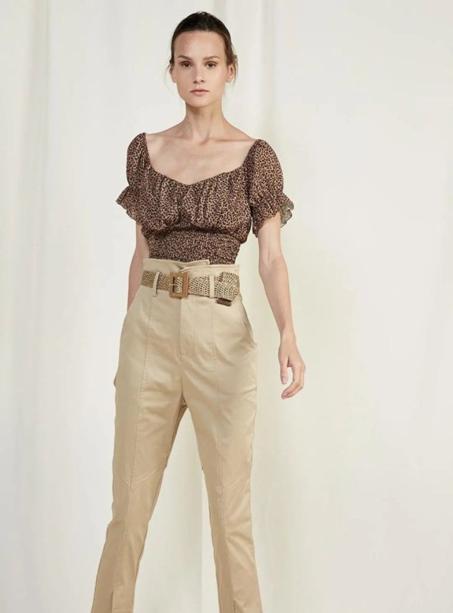 Clothing BSB Other | Athens Voice -Trousers With Belt | Beige