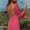 Clothing SEVEN WONDERS Backless Dresses | Ioulia Mini Dress Fuchsia