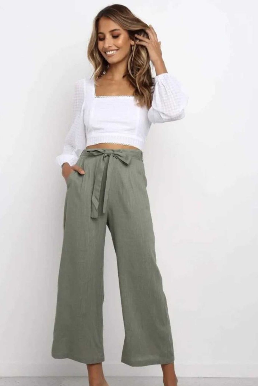 Clothing PAPER HEART Other | Twiggy Pants Olive