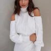 Clothing RUNAWAY THE LABEL Winter Dresses | Snow Knit Dress White