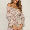 Clothing SNDYS Day Dresses | Violet Dress Cream Floral