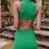 Clothing LIONESS Summer Dresses | J'Adore Chain Mini Green