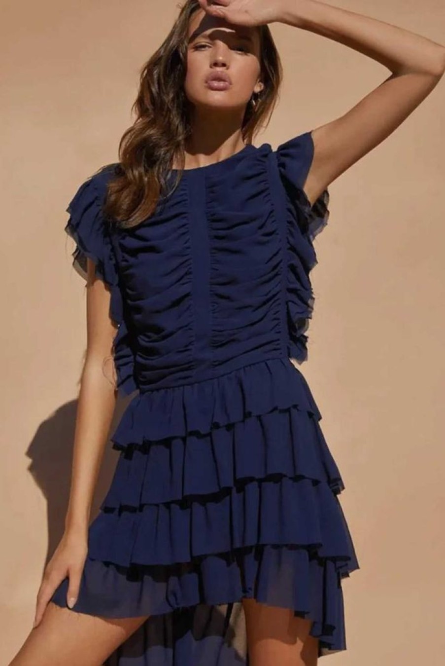 Clothing SNDYS Sale Dresses | Katie Dress Navy