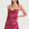 Clothing LIONESS Sale Dresses | Suncity Mini Dress Pink Leopard