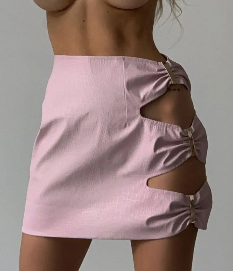 Clothing LIONESS Skirts | I'Ll Drive Skirt Pink