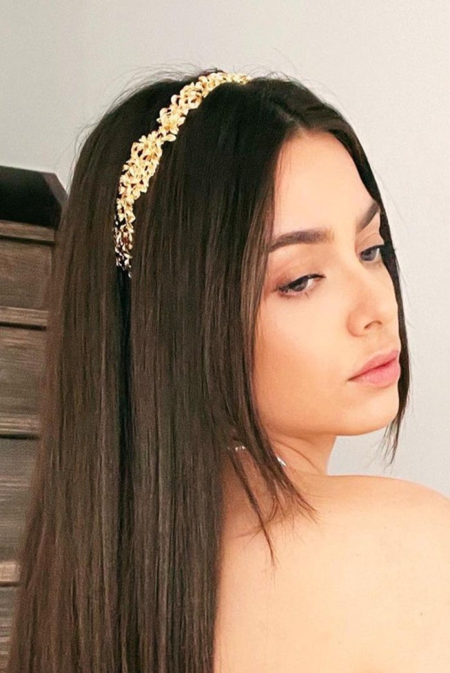 Accessories EXCLUSIVE | Sol Leaf Headband Gold