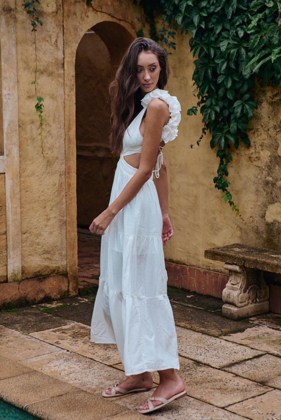 Clothing EXLUSIVE Summer Dresses | Della Maxi Dress White