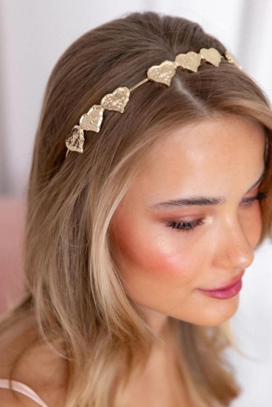 Accessories ANGELS WHISPER | Tamara Heart Headband Gold