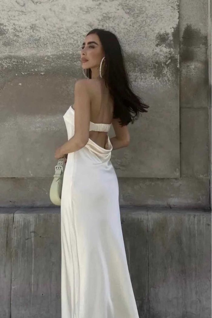 Clothing EXCLUSIVE Wedding Guest Dresses | Ibiza Maxi Dress Champagne