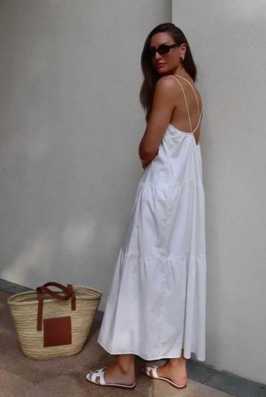 Clothing WHITE | CLOSET Day Dresses | Lunar Maxi Dress White