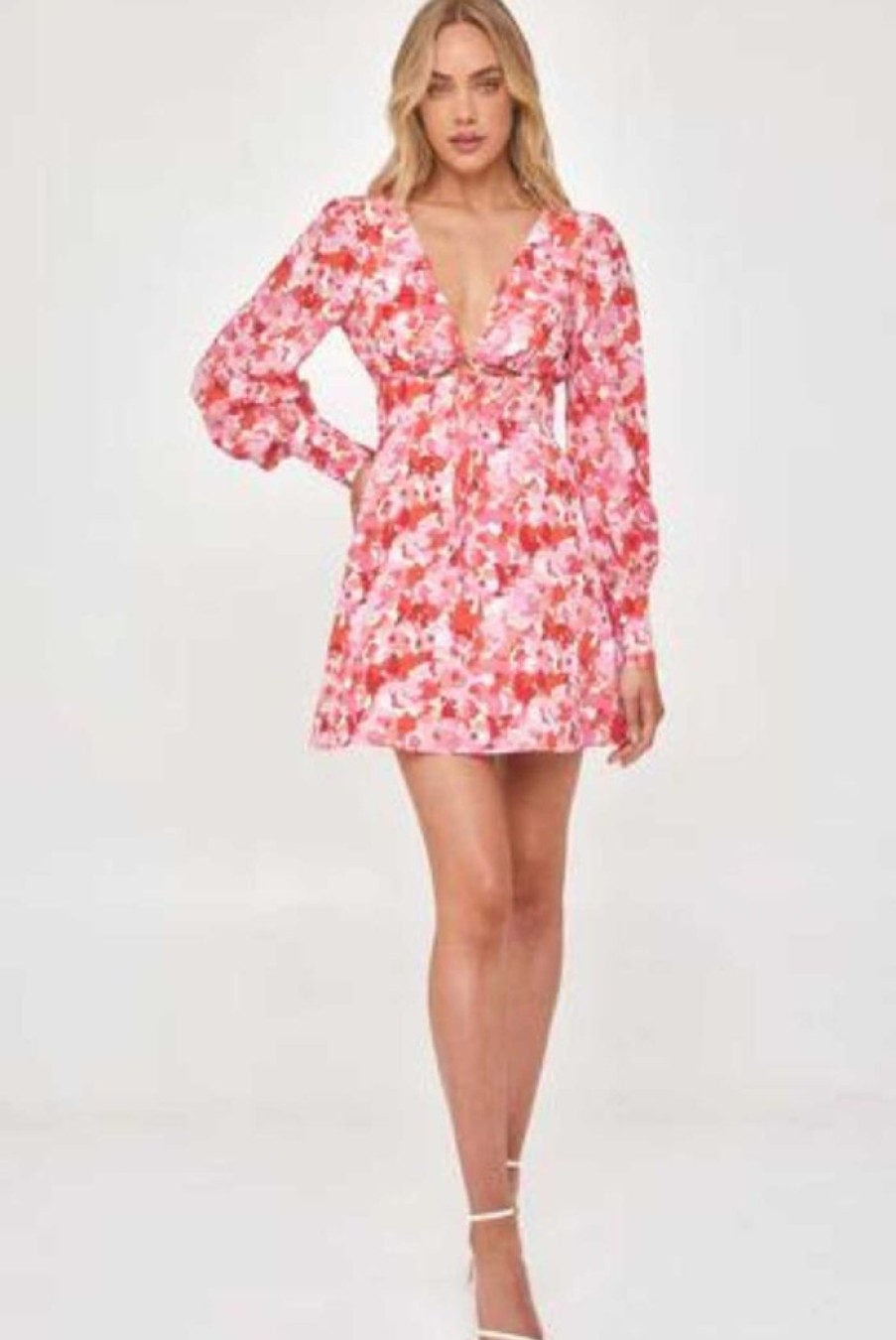 Clothing WINNIE & CO Sale Dresses | Brighton Dress | Floral Pink