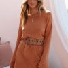 Clothing SNDYS Winter Dresses | Amber Knit Dress Rust