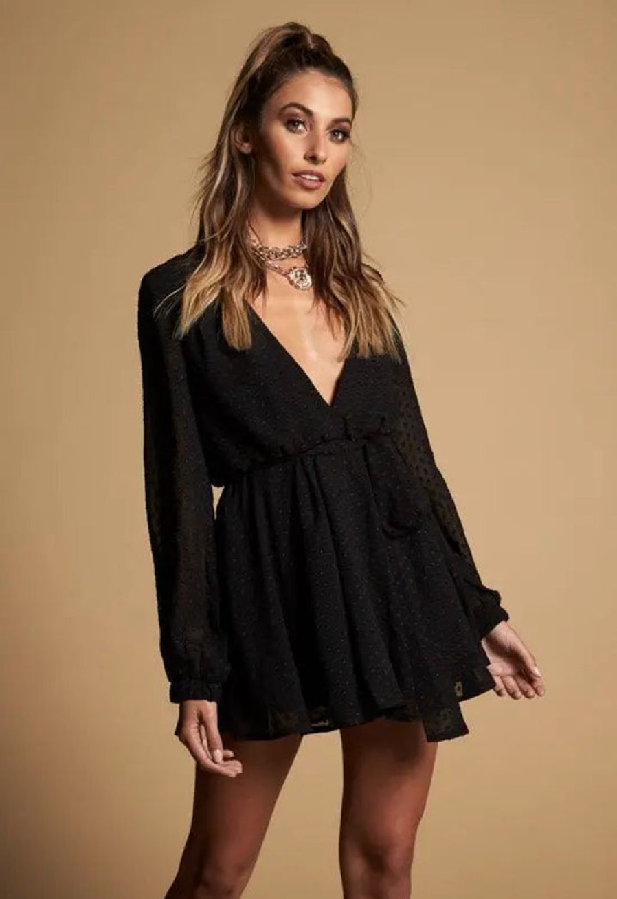 Clothing LIONESS Sale Dresses | Veronica Mini Dress Black