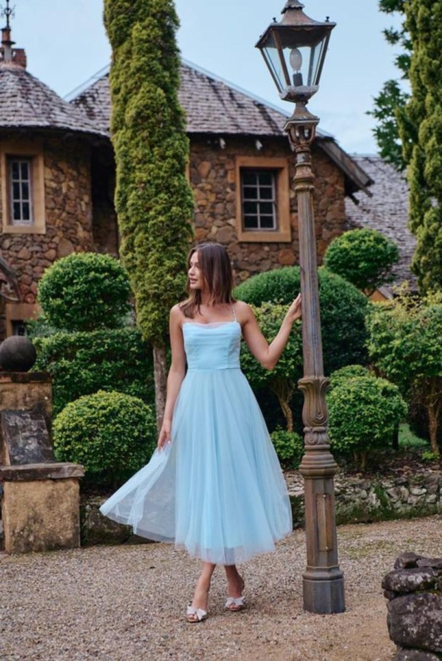 Clothing HERE COMES THE SUN Summer Dresses | Bethanytulle Midi Dress Blue