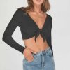 Clothing WINNIE & CO Other | Sunday Knit Crop Top Black