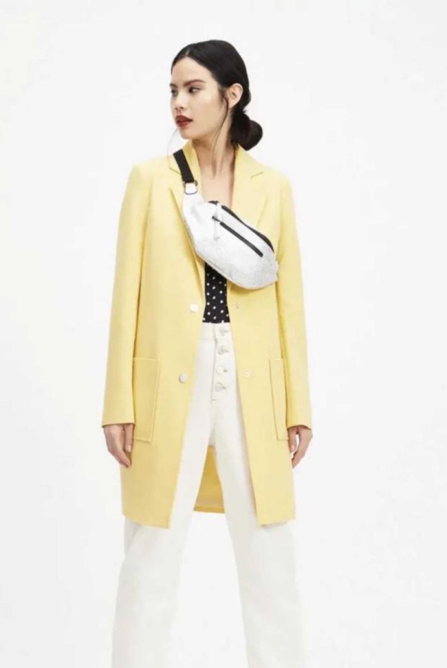 Clothing Miss Selfringe Other | American Dream Coat Yellow