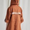 Clothing BSB Other | Unfollow Parka With Hood | Terracotta