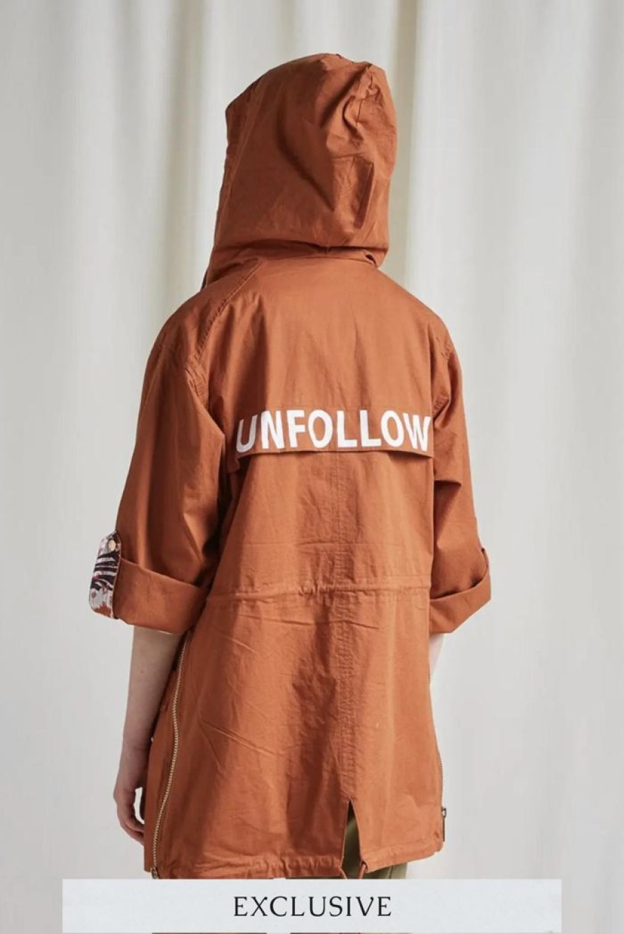 Clothing BSB Other | Unfollow Parka With Hood | Terracotta