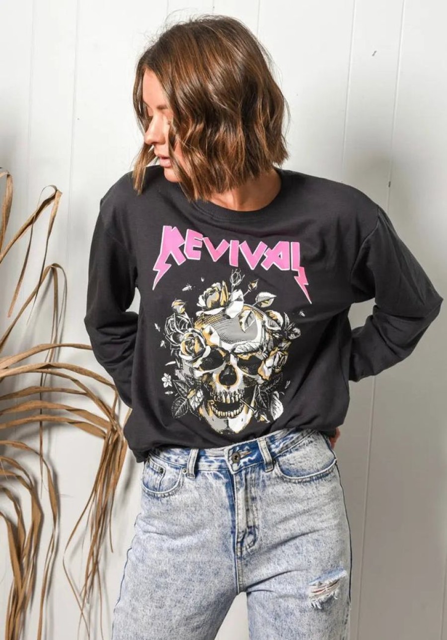 Clothing PAPER HEART Other | Revival Sweater Black