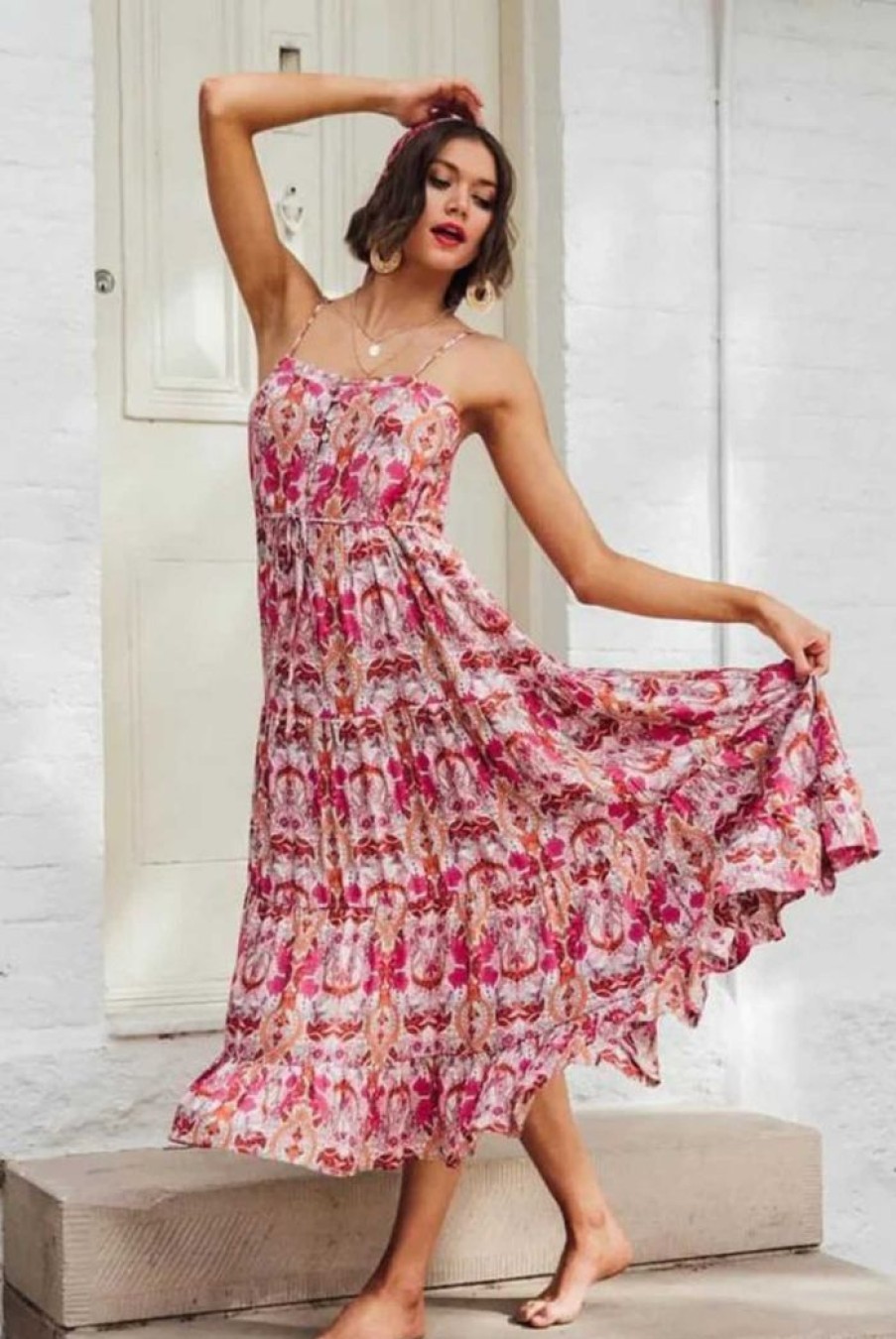 Clothing PAPER HEART Sale Dresses | Venice Maxi Dress Floral