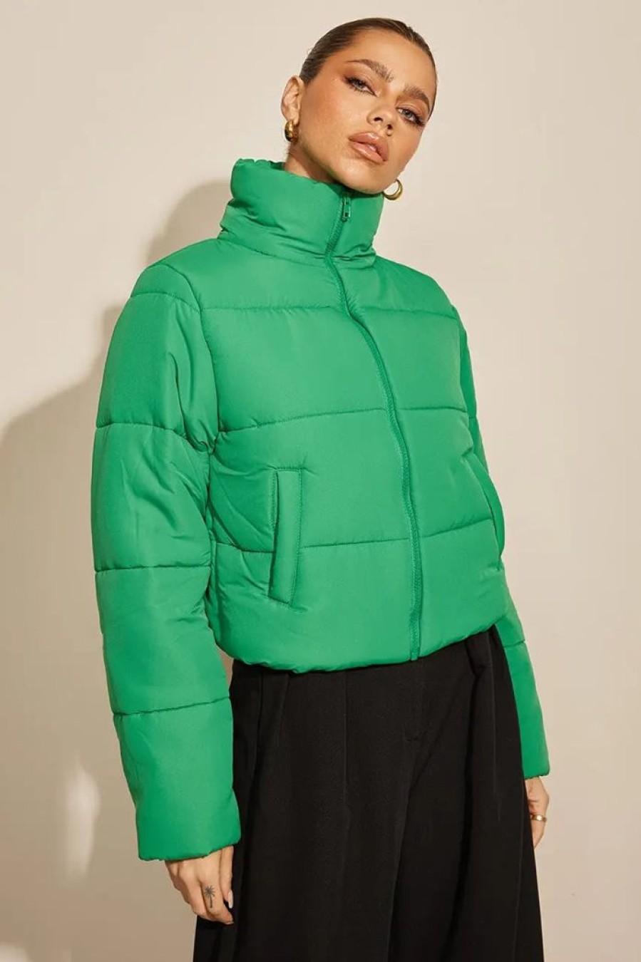 Clothing RUNAWAY THE LABEL Other | Tazzy Puffer Jacket Emerald