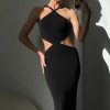 Clothing RUNAWAY THE LABEL Sale Dresses | Fern Midi Dress Black