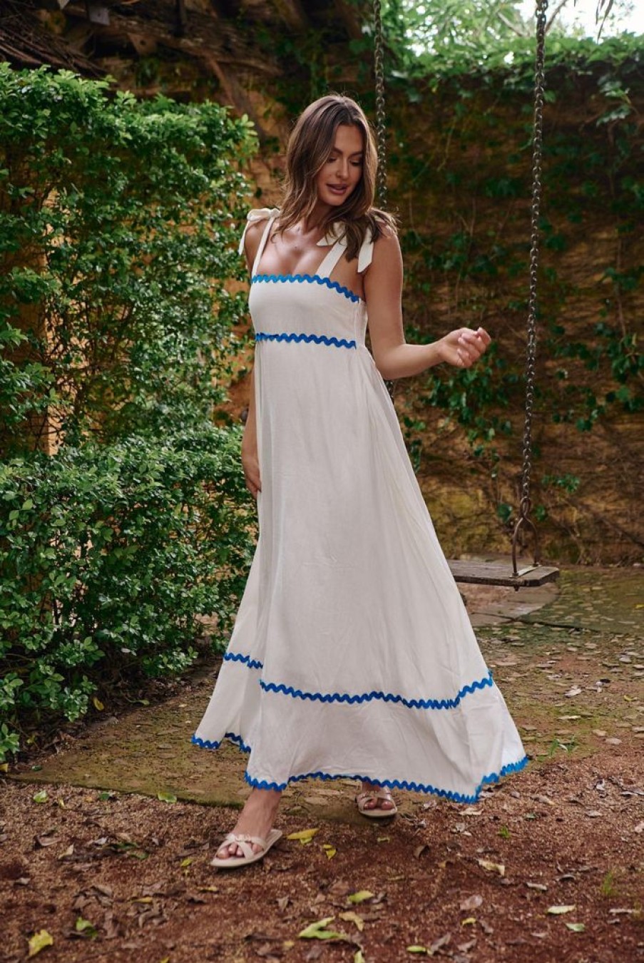 Clothing EXLUSIVE Day Dresses | Hydra Maxi Dress White