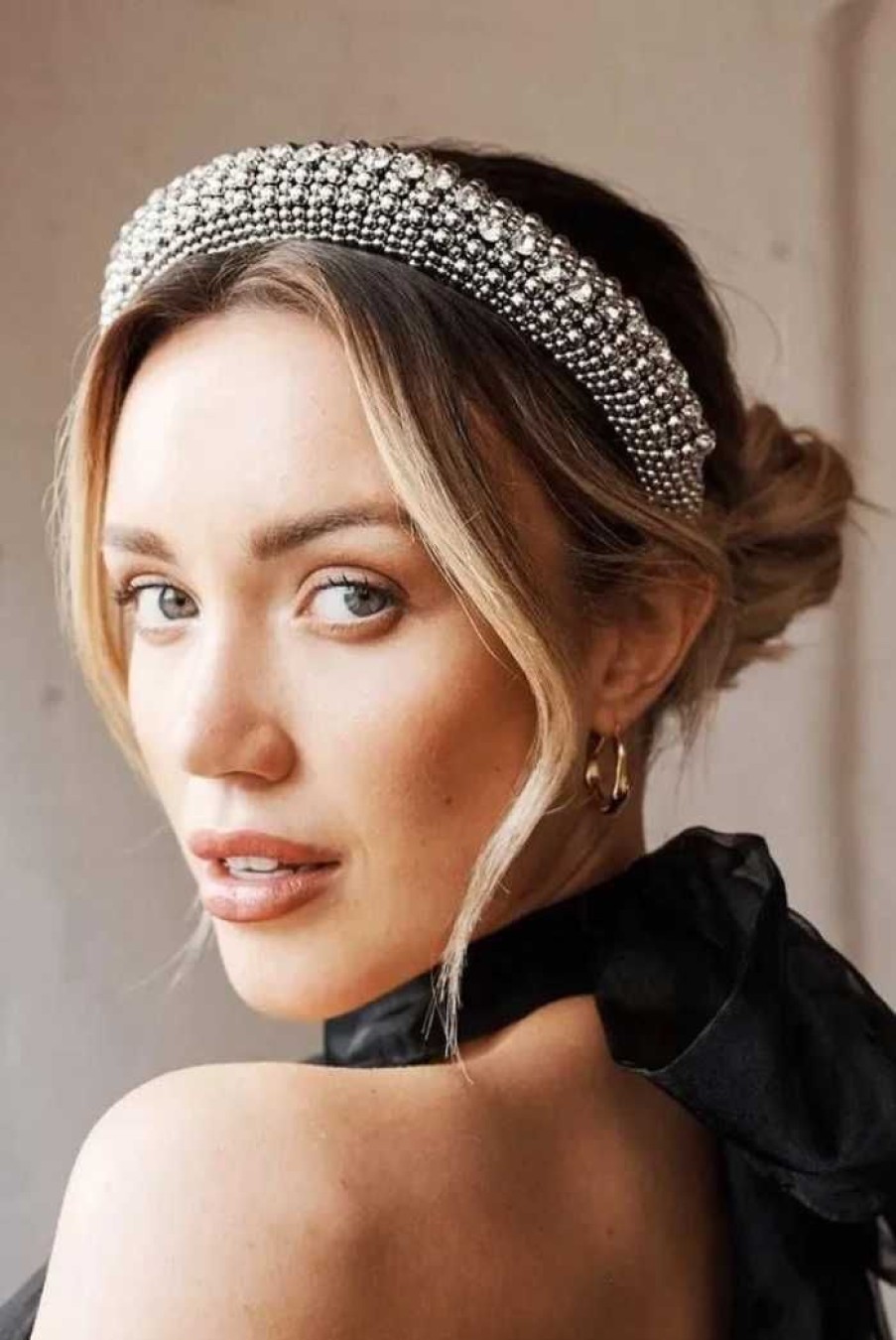 Accessories EXCLUSIVE | Vanessa Crystal Headpiece Silver